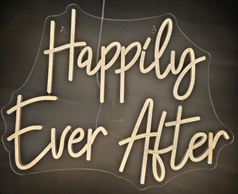 Happily Ever After' Neon Sign